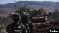 Wanajeshi wa Israel wakiwa katika operesheni kusini mwa Lebanon