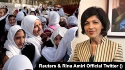 رینا امیري د امریکا د بهرنیو چارو د وزارت له خوا د ۲۰۲۲ کال د جنورۍ ۶ د افغان میرمنو، نجونو او بشري حقونو په برخه کې د ځانګړې استازې په توګه ټاکل شوې وه. میرمن امیري ویلي چې نن یې ماومریت پای ته رسیدلی دی. 