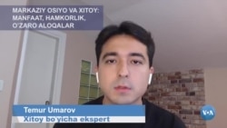 Xitoyning Markaziy Osiyodagi asosiy maqsadi nima?