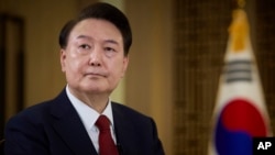 南韓總統府2024年2月7日發布的總統尹錫悅的照片。