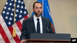 FILE - Special counsel Jack Smith speaks to reporters, in Washington, June 9, 2023.