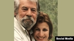 لیلی رشیدی و پدرش داوود رشیدی - آرشیو