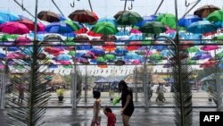 သင်္ကြန်အကျနေ့ ရန်ကုန်မြို့ပြည်သူ့ဥယျာဉ် လမ်းလျှောက်သင်္ကြန်မြင်ကွင်း (ဧပြီ ၁၃ ၊၂၀၂၃)