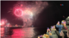 Miles de chilenos presencian los fuegos artificiales de Viña del Mar y Valparaíso el 1 de enero de 2024. 