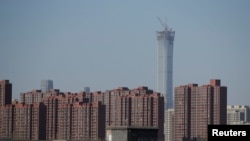 北京的一處居民建築群。（2017年12月16日）