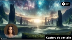 Anuncio en formato digital e interactivo de 'Sombras de Eridu' ('Shadows of Eridu', en inglés), una obra del escritor cubano Rigoberto García.