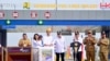 Presiden Jokowi meresmikan jalan tol di Gerbang Tol Limapuluh, Sumatra Utara, Rabu, 7 Februari 2024. (Twitter/@jokowi)