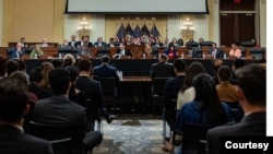 美国国会众议院美国与中共战略竞争特设委员会召开听证会，聚焦美国企业在中国经商面临的风险。（照片来源：美中战略竞争特设委员会提供，2023年7月13日）