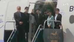 台灣總統蔡英文 美國加州洛杉磯過境