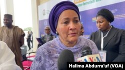 Amina J. Muhammad Mataimakiyar Shugaban MDD.