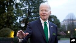 El presidente Joe Biden en la Casa Blanca, en Washington el 17 de marzo de 2023.