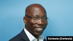 Domingos Simões Pereira, presidente do PAIGC e coordenador da coligação PAI Terra Ranka, Guiné-Bissau