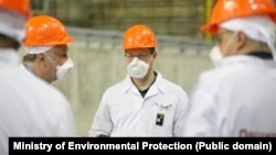 Після звільнення території ЧАЕС від окупантів, Руслан Стрілець відвідав станцію з інспекцією