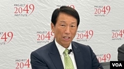 前台灣參謀總長李喜明上將。(2023年6月29日，美國之音鍾辰芳拍攝)