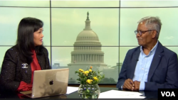 မမြသဇင်အောင်နဲ့ VOA မြန်မာအယ်ဒီတာ ဦးကျော်ဇံသာ