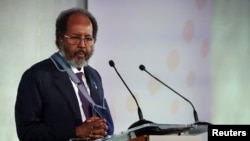 Rais wa Somali Hassan Sheikh Mohamud picha ya maktaba. Nov. 20, 2023. 