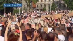 Veliki broj mladih na petom protestu "Srbija protiv nasilja"