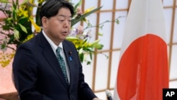 日本內閣官房長官林芳正。（資料圖片)