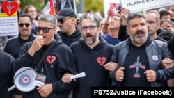 یکی از تجمع‌های انجمن خانواده قربانیان پرواز پی اس ۷۵۲ هواپیمای اوکراینی در تورنتوی کانادا - آرشیو