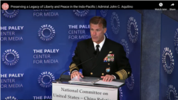 美國印太司令勸習近平對台灣動武要三思後行