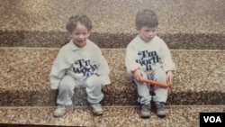 Michael and Josh Kingsley, fraternity twins as kids