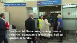 Povratak crnogorskog tima za traganje i spasavanje iz Turske