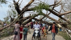 မုန်တိုင်းသင့်ဒေသ ကူညီကယ်ဆယ်ရေး လုပ်ငန်းတွေစတင်
