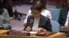 Tangkapan layar Menlu RI Retno Marsudi saat memberikan pernyataan di hadapan sidang khusus Dewan Keamanan PBB di New York, hari Selasa (24/10) (courtesy: UNTV). 
