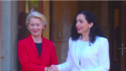 Presidentja e Komisionit Evropian, Ursula Von der Leyen dhe Presidentja e Kosovës, Vjosa Osmani