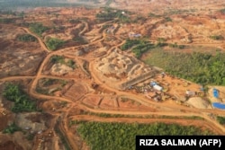 Pemandangan PT Indonesia Morowali Industrial Park (IMIP), salah satu produsen nikel terbesar di Konawe Utara. (Foto: RIZA SALMAN/AFP)