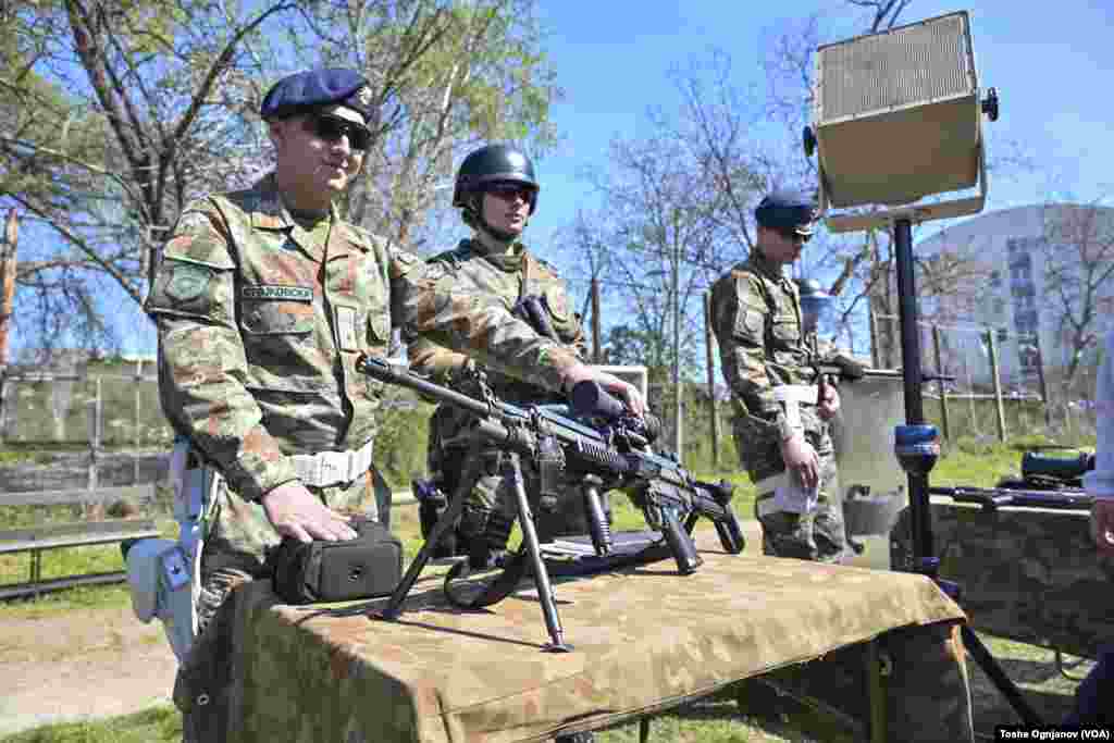  Отворен ден на македонската армија по повод 75 години НАТО и четири години членство во Алијансата. Армиски стадион во Скопје, 23.03.2024 &nbsp; 