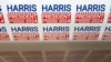 FILE: Stiker yang mendukung kampanye kepresidenan Wakil Presiden AS Kamala Harris dicetak di Gloo Factory, Tucson, Arizona, AS, 25 Juli 2024. (Rebecca Noble/REUTERS)