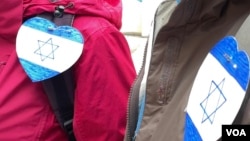 Peace rally against the war between Israel and Hamas in Belgrade, Serbia