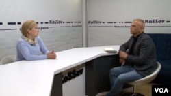 Tatjana Lazerević u razgovoru sa dopisnikom Glasa Amerike Budimirom Ničićem