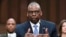 El Secretario de Defensa de EEUU, Lloyd Austin, testifica ante el Comité Senatorial de Servicios Armados durante una audiencia sobre la Solicitud de Presupuesto del departamento para el año fiscal 2025, en el Capitolio en Washington, el 9 de abril de 2024.