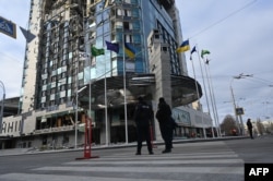 Rossiya dronlaridan zarar ko'rgan mehmonxona, Xarkov, 31-dekabr, 2023