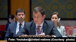 Zamenik stalnog predstavnika Rusije uUN, Dmitrij Poljanski (Foto: Youtube/@United nations)