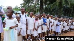 Daliban Makarantar Oban da ke Karamar Hukumar Akamkpa A Cross Rivers