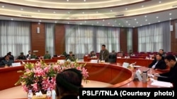 ဝပြည်နယ် ပန်ခမ်းမြို့မှာကျင်းပတဲ့ FPNCC အစည်းအဝေးသို့ PSLF/TNLA ကိုယ်စားလှယ်များ တက်ရောက်ဆွေးနွေး (Photo: PSLF News & Information Dept) 