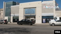 Exterior of the Arab American National Museum in Dearborn, Michigan, Feb. 29, 2024.