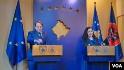 Oliver Varhelji i Vjosa Osmani