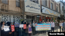 تجمع اعتراضی بازنشستگان درهمدان