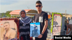 متین حسنی، مصدوم چشمی در اعتراضات آبان ۹۸ 