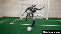 This photo shows a picture of the ARTEMIS robot, developed by researchers at the University of California, Los Angeles' Robotics and Mechanisms Laboratory. (Photo Credit: RoMeLa at UCLA)