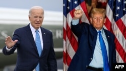 Džo Bajden i Donald Tramp, arhiva (ANDREW CABALLERO-REYNOLDS and JOSEPH PREZIOSO / AFP)
