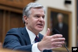 Direktor Federalnog istražnog biroa (FBI) Christopher Wray svjedoči u Kongresu, 24. jula 2024.