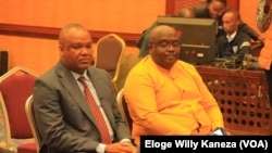 Corneille Nangaa ukuriye urunani Alliance Fleuve Congo na Bertrand Bisiimwa ukuriye umuhari w'abarwanyi ba M23