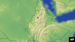 የኢትዮጵያ ካርታ