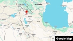 Տարածաշրջանային քարտեզ, Ջոլֆա քաղաք, Իրան 