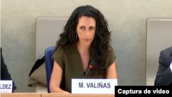 Marta Valiñas, presidenta de la Misión Internacional Independiente de Determinación de los Hechos sobre Venezuela (FFM por sus siglas en inglés).